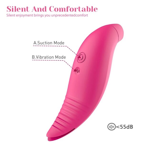 Tracy's dog Dolphamine  suction vibrator (Delfín 2 en 1) - Imagen 6
