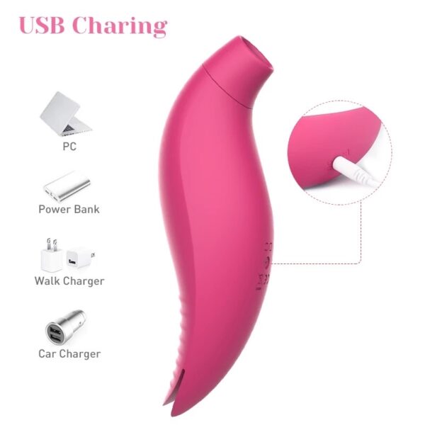 Tracy's dog Dolphamine  suction vibrator (Delfín 2 en 1) - Imagen 3