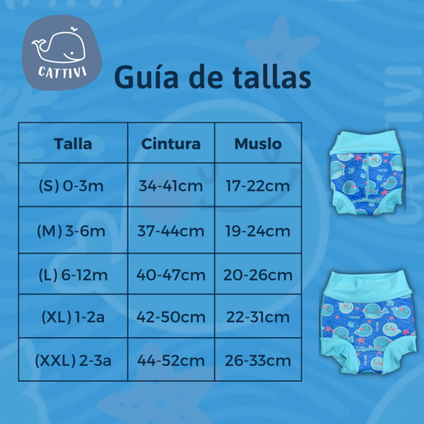 CATTIVI Pañales de natación - Imagen 2