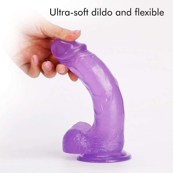 Tracy's Dog Dildo Realista Morado - Imagen 4